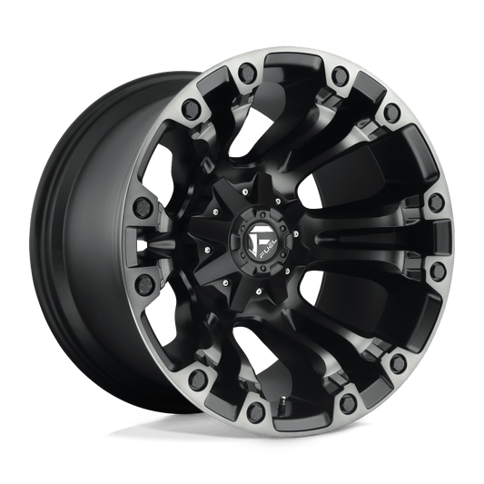 Fuel Off-Road D851 Vapor Matte Black Gray Tint Wheels