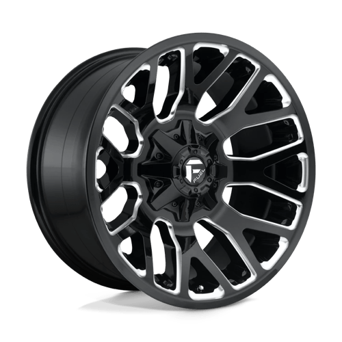 Fuel D623 Warrior Gloss Black Milled 1-Piece Wheels