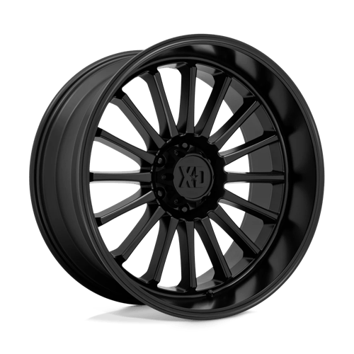 KMC XD857 Whiplash Satin Black Wheels