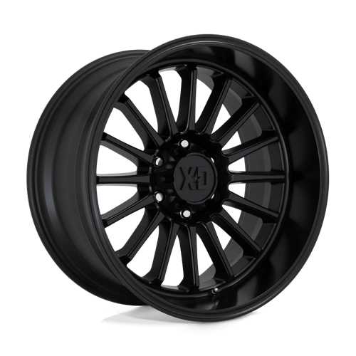 KMC XD857 Whiplash Satin Black Wheels