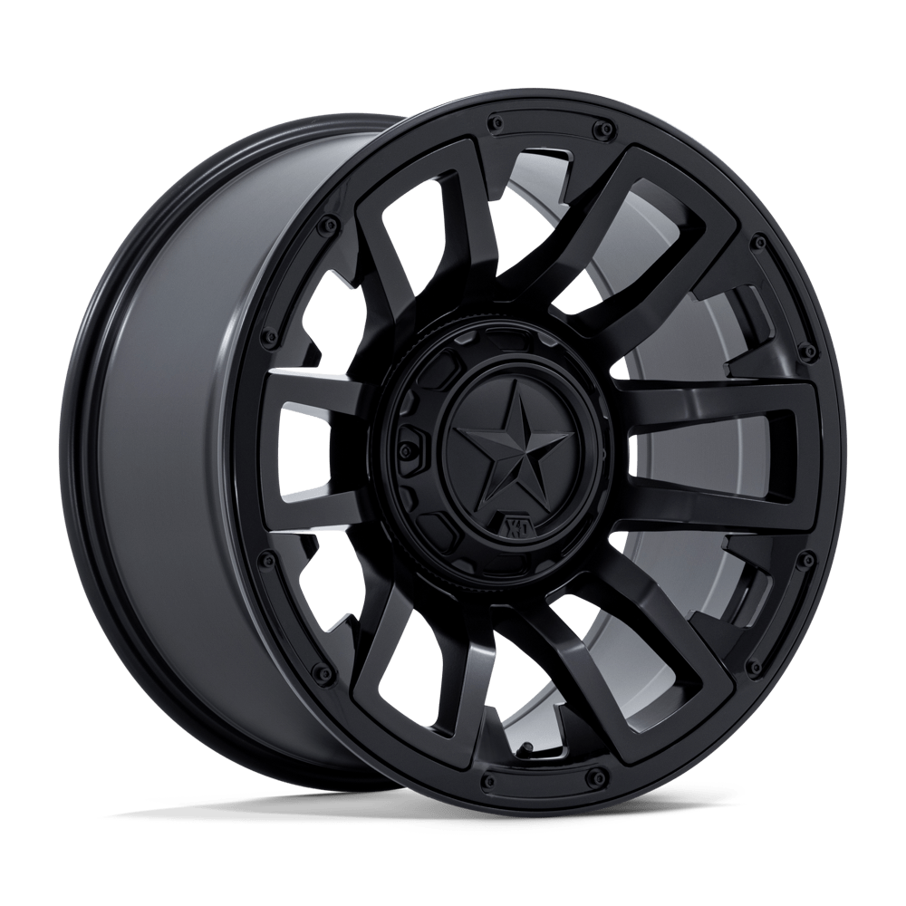 XD XD872 Colossus Matte Black Wheels, Cast Aluminum