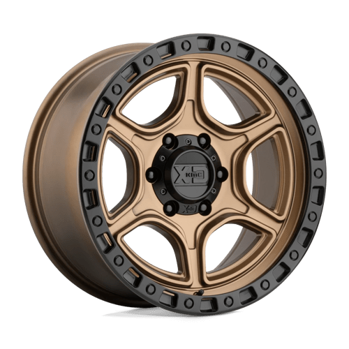 KMC XD139 Portal Satin Bronze Satin Black Lip Wheels