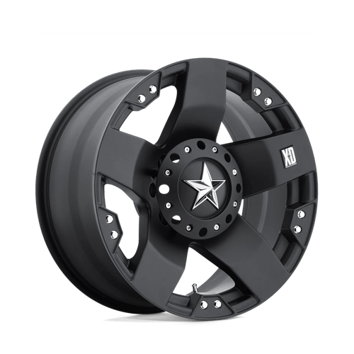 KMC XD775 Rockstar Matte Black Wheels