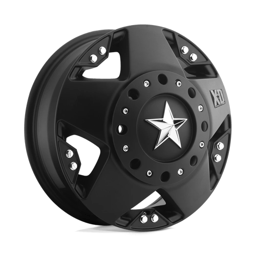 KMC XD775 Rockstar Matte Black Wheels