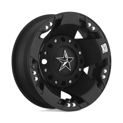 KMC XD775 Rockstar Matte Black Wheels