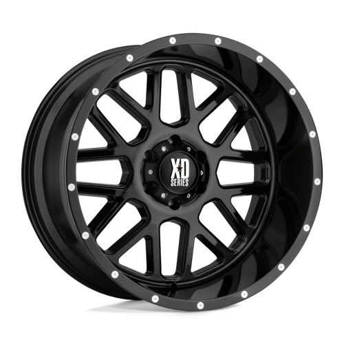 KMC XD820 Grenade Gloss Black Wheels