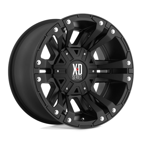 KMC XD822 Monster II Matte Black Wheels