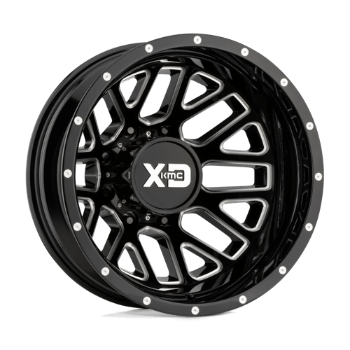 KMC XD843 Grenade Dually Gloss Black Milled