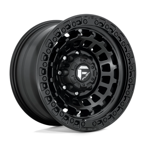 Fuel D633 Zephyr Matte Black 1-Piece Wheels