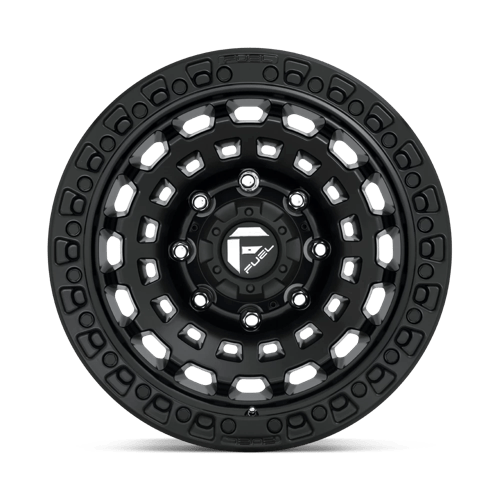 Fuel D633 Zephyr Matte Black 1-Piece Wheels