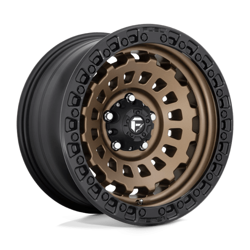 Fuel D634 Zephyr Matte Bronze Black Bead Ring 1-Piece Wheels