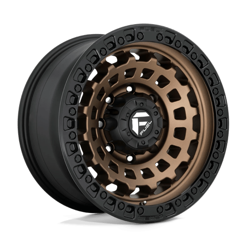 Fuel D634 Zephyr Matte Bronze Black Bead Ring 1-Piece Wheels