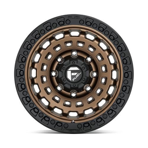 Fuel D634 Zephyr Matte Bronze Black Bead Ring 1-Piece Wheels