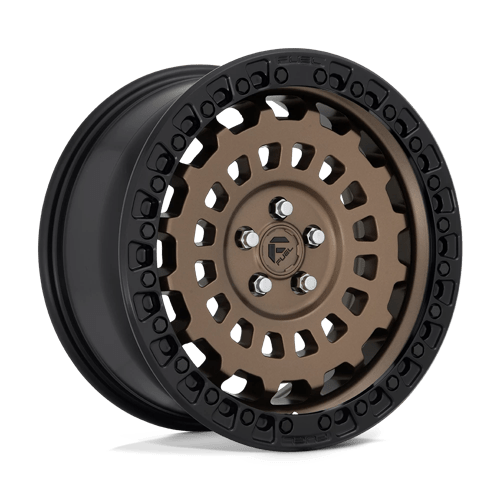 Fuel D634 Zephyr Matte Bronze Black Bead Ring 1-Piece Wheels