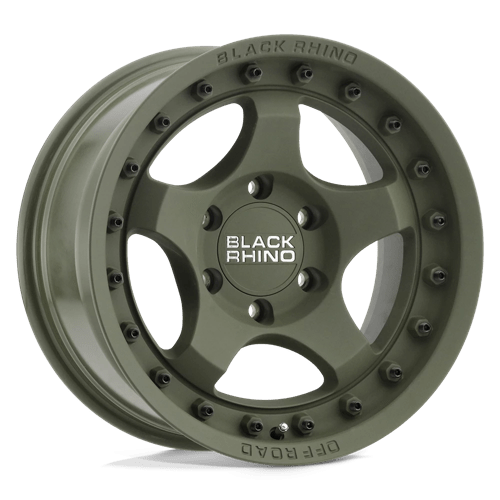 Black Rhino Bantam Olive Drab Green Wheels