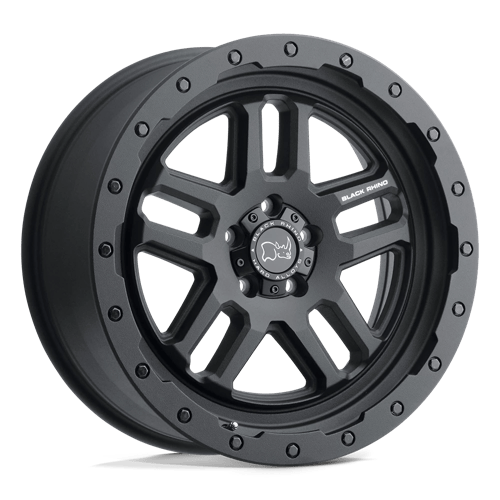 Black Rhino Barstow Textured Matte Black Wheels