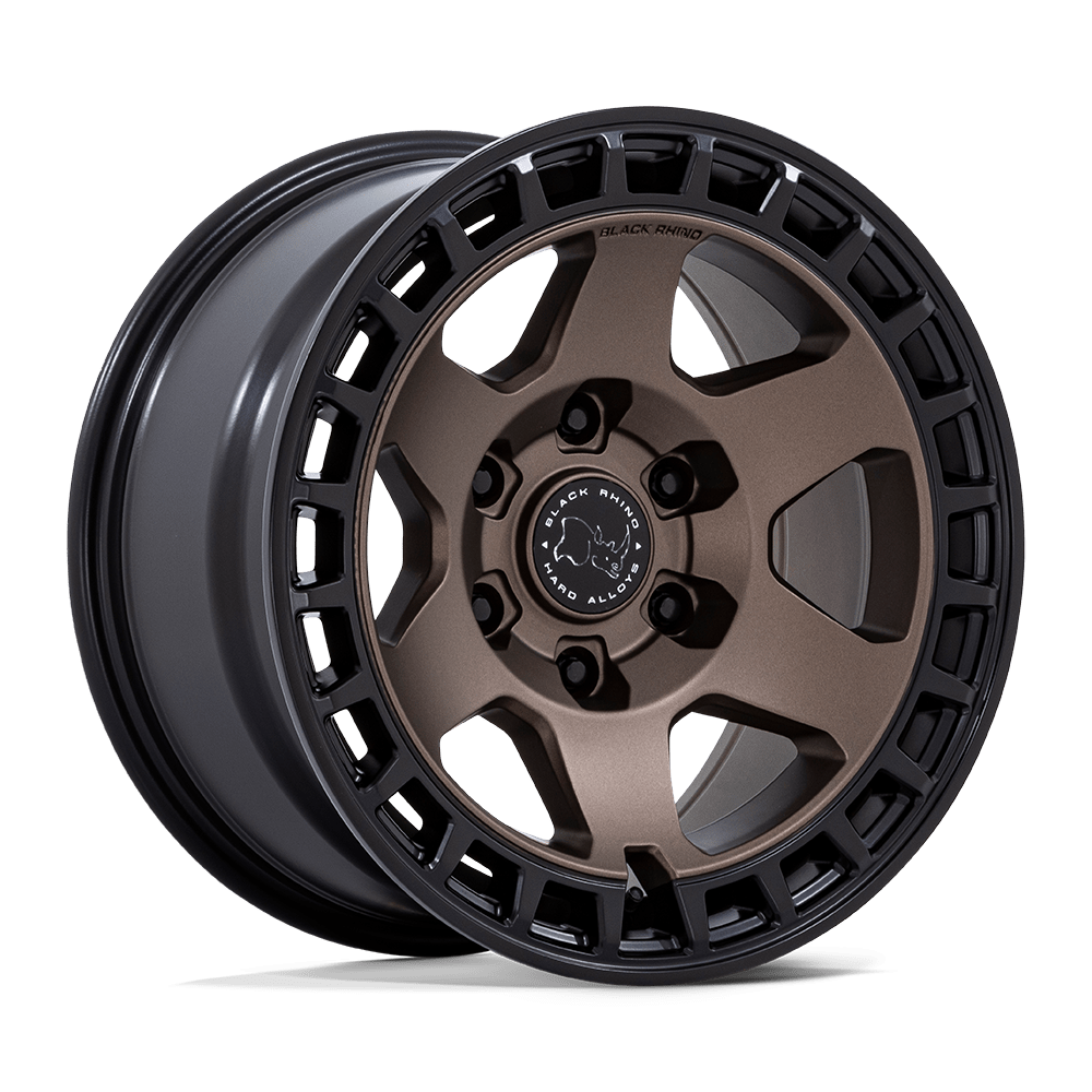 Black Rhino BR022 Bahari Burnt Bronze with Matte Black Lip Wheels, Cast Aluminum