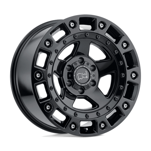 Black Rhino Cinco Gloss Black With Stainless Bolt Wheels