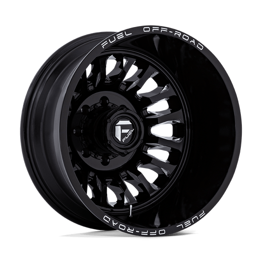 Fuel Off-Road D868 Arc Dually Gloss Black Milled Rims