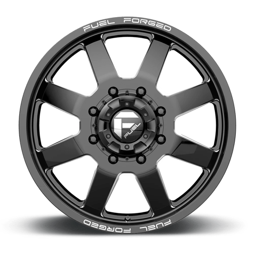 Fuel DE09 FF09D Matte Black Milled Wheels