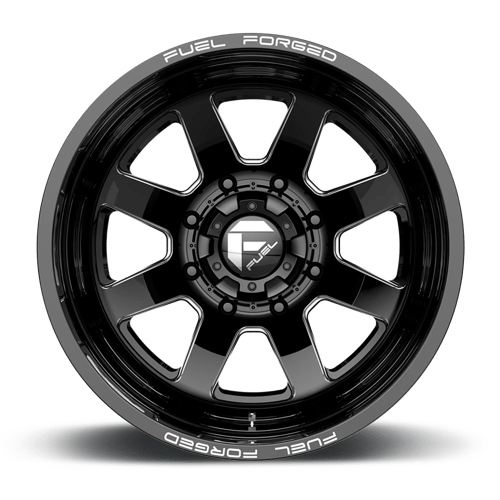 Fuel DE09 FF09D Matte Black Milled Wheels