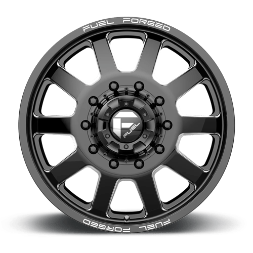 Fuel DE09 FF09D Matte Black Milled Wheels