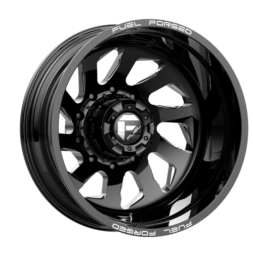 Fuel DD39 FF39D Gloss Black Milled Wheels