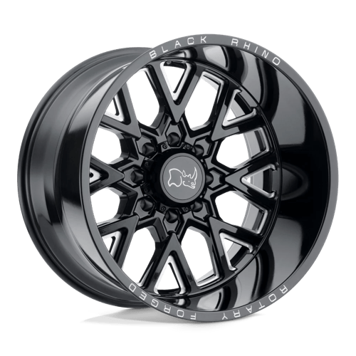 Black Rhino Grimlock Gloss Black & Milled Wheels