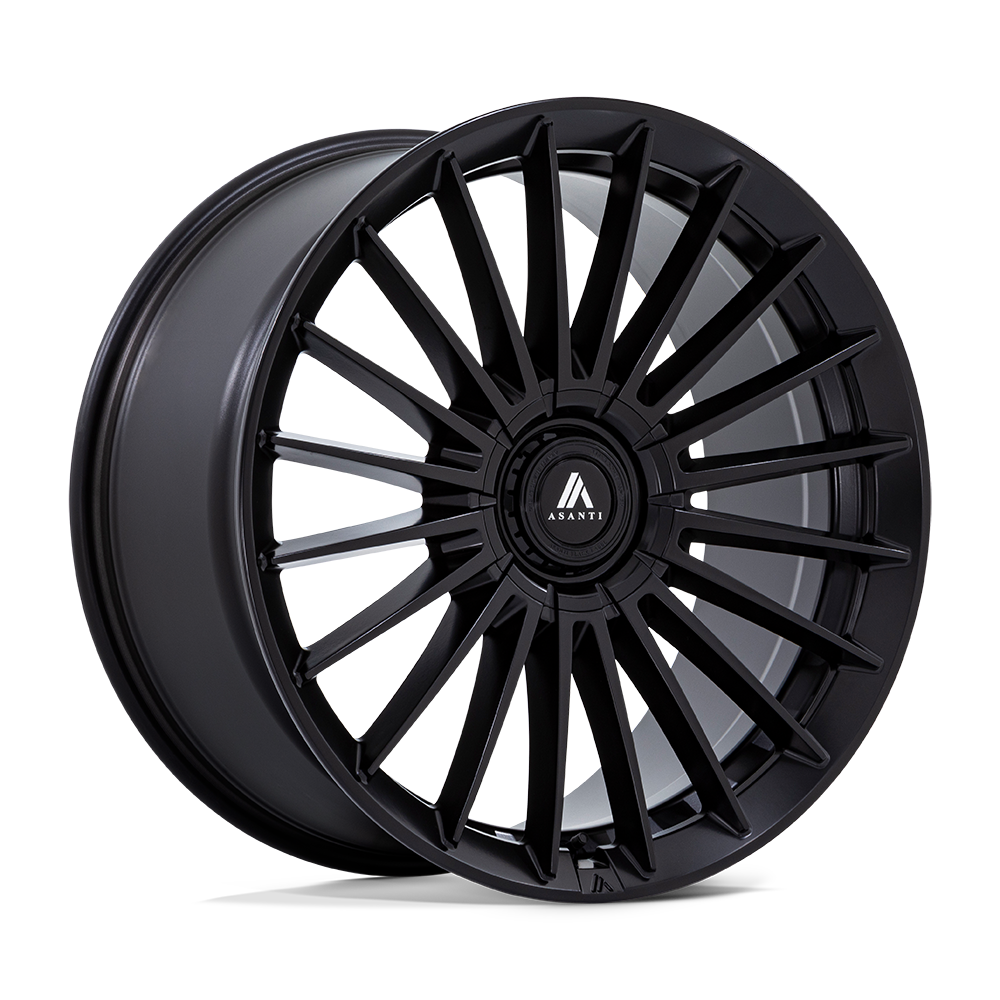 Asanti AB048 Viceroy Matte Black Wheels, Cast Aluminum