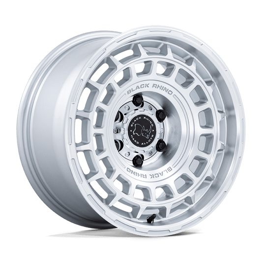 Black Rhino BR024 Awol Silver with Machined Face Wheels, Flow Formed Aluminum