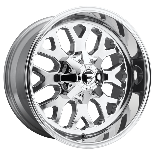 Fuel D586 Titan High Luster Polished 1-Piece Wheels