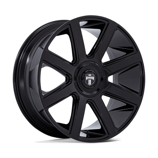 DUB DC273 Pull Gloss Black Wheels, Cast Aluminum