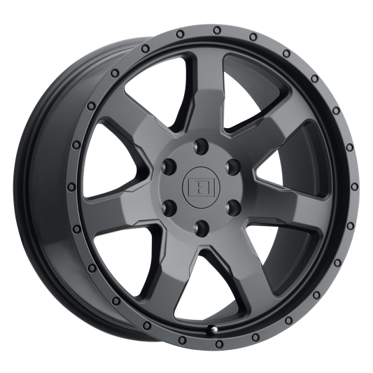 Level 8 Slam Matte Black Wheels