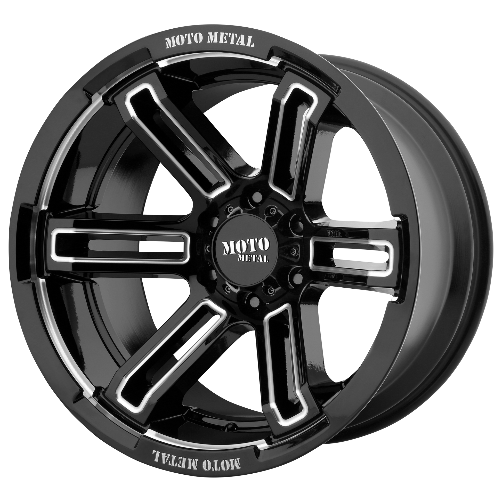 Moto Metal MO991 Rukus Gloss Black Milled Wheels