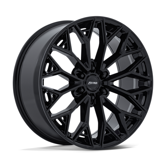 Petrol PE006 P5E Gloss Black Wheels, Cast Aluminum