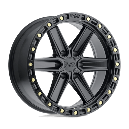 Black Rhino Henderson Matte Black With Brass Bolts Wheels