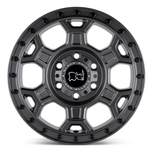 Black Rhino Midhill Matte Gunmetal With Black Bolts Wheels