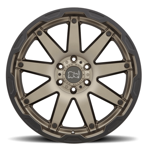 Black Rhino Oceano Matte Bronze With Black Ring Wheels