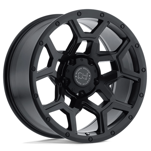 Black Rhino Overland Matte Black Wheels