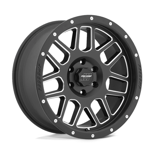 Pro Comp PA40 Vertigo Satin Black Milled Wheels