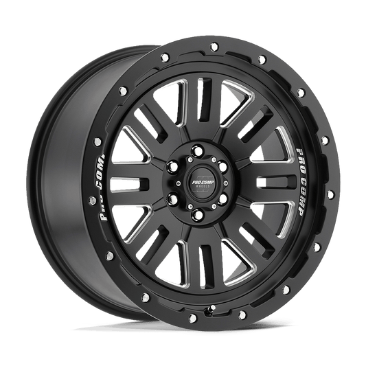 Pro Comp PA61 Cognos Satin Black Milled Wheels