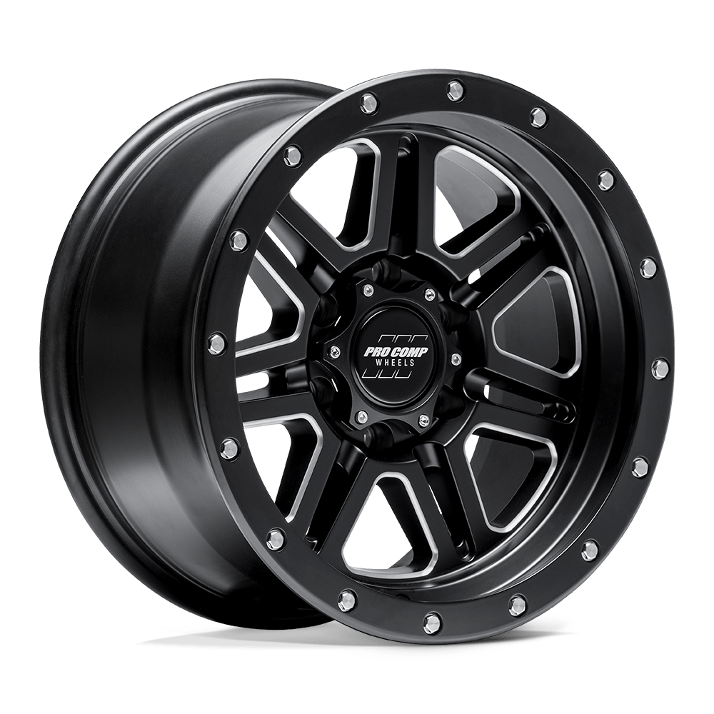 Pro Comp PA62 Apex Satin Black Milled Wheels