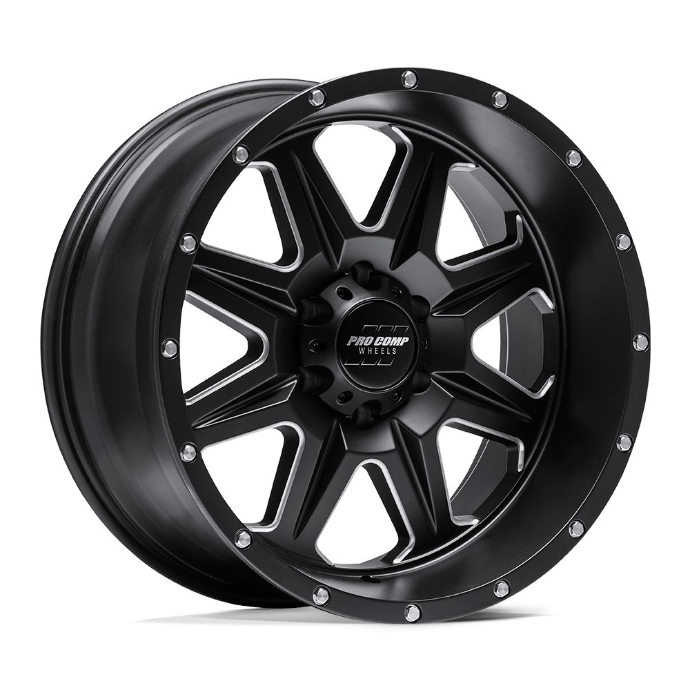 Pro Comp PA63 Recon Satin Black Milled Wheels