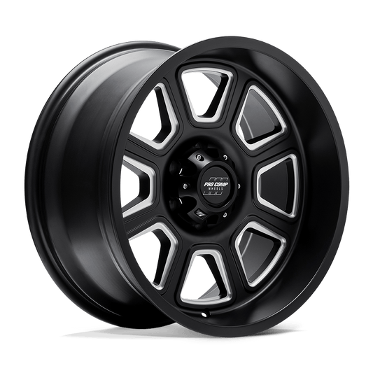 Pro Comp PA64 Gunner Satin Black Milled Wheels