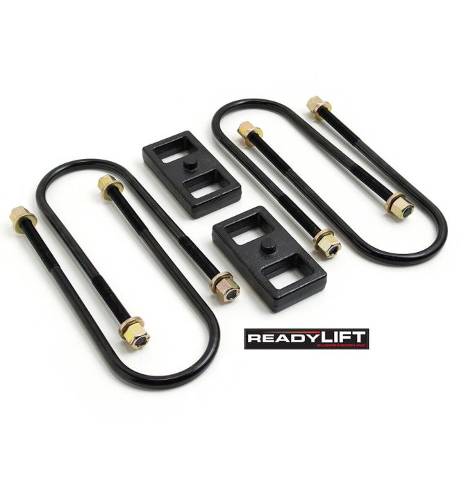 ReadyLift Dodge Ram 2500 1" Rear Block Kit for use without Top mounted Overloads, 2003-2013, RWD/4WD, 66-1201