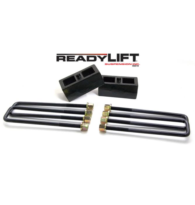 ReadyLift Chevrolet Silverado 2500/3500 HD/GMC Sierra 2500/3500 HD 2" Rear Block Kit, 2011-2018, RWD/4WD, 66-3112