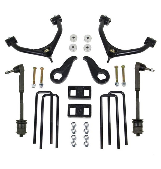 ReadyLift Chevrolet Silverado 2500/3500 HD/GMC Sierra 2500/3500 HD 3.5" SST Lift Kits Front with 1.0'' Rear with Upper Control Arms without Shocks, 2011-2019, RWD/4WD, 69-3411