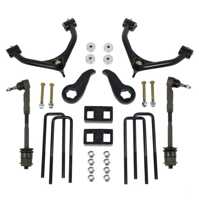 ReadyLift Chevrolet Silverado 2500/3500 HD/GMC Sierra 2500/3500 HD 3.5" SST Lift Kits Front with 2'' Rear with Upper Control Arms without Shocks, 2011-2019, RWD/4WD, 69-3422