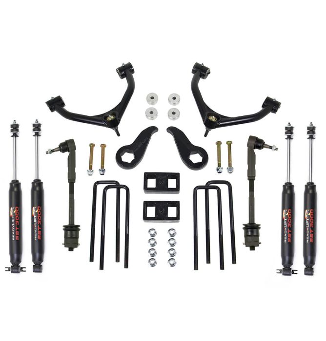 ReadyLift Chevrolet Silverado 2500 HD/GMC Sierra 2500 HD 3.5'' SST Lift Kits Front with 2" Rear with Upper Control Arms with SST3000 Shocks, 2011-2017, RWD/4WD, 69-3512