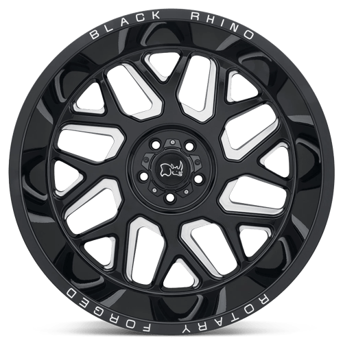 Black Rhino Reaper Gloss Black & Milled Wheels